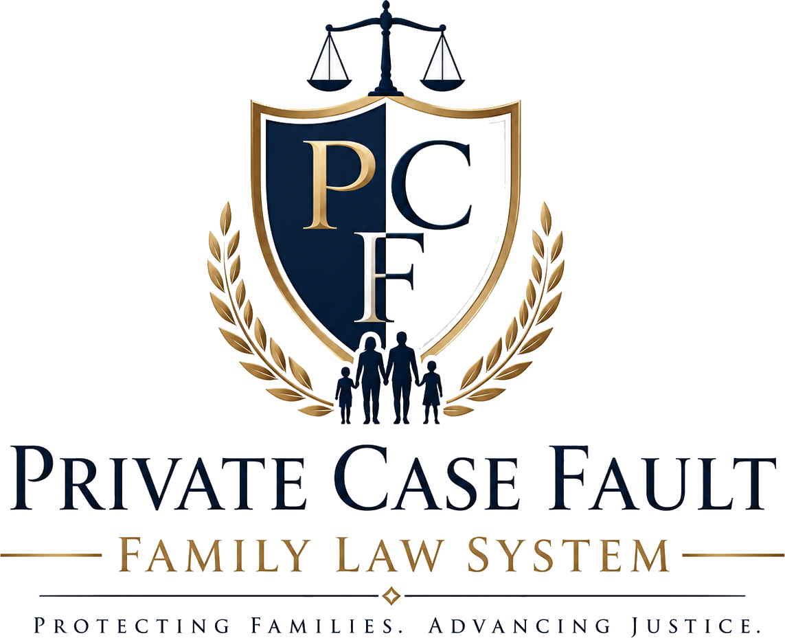 Private Case Fault Family Law System